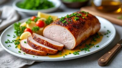 Les accompagnements indispensables pour un r&ocirc;ti de porc &agrave; la moutarde r&eacute;ussi qui surprendra vos invit&eacute;s