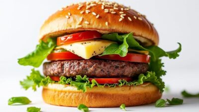 Le menu burger de Marie H&eacute;l&egrave;ne Lhoste, un choix parfait pour les amateurs de go&ucirc;t authentique