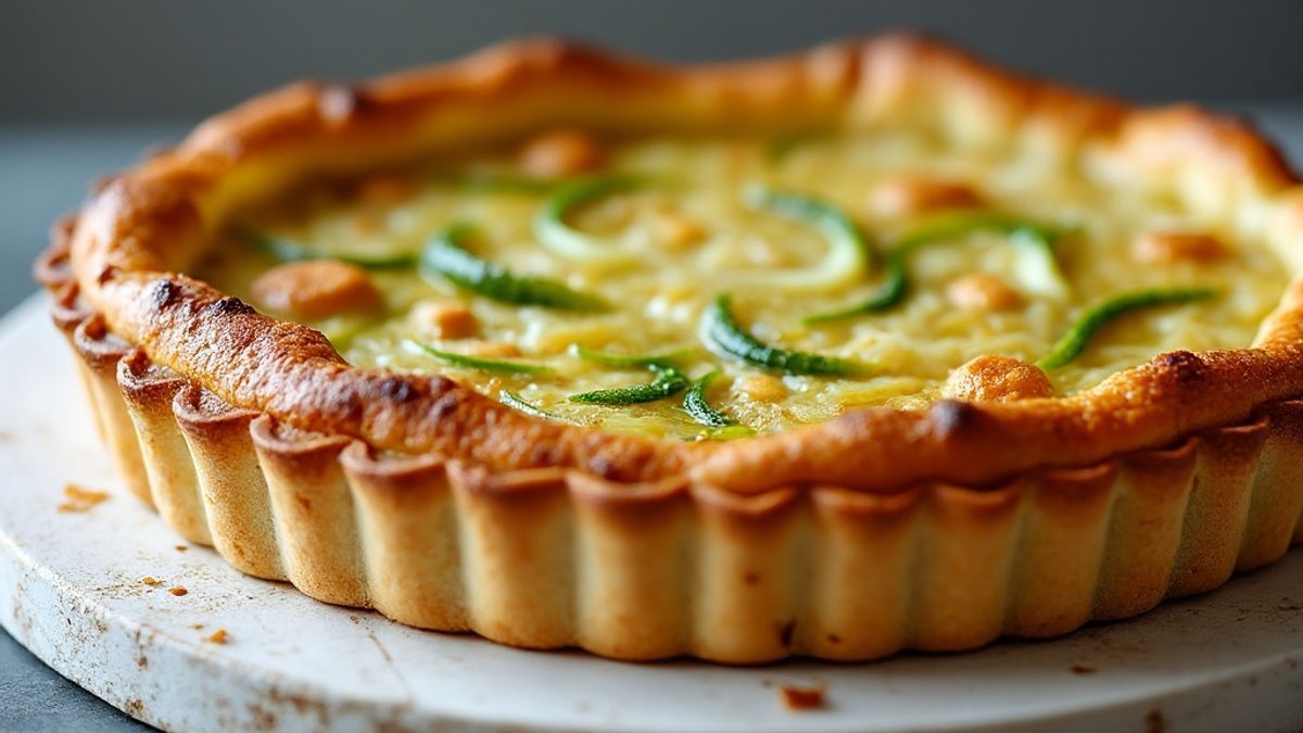 Les bienfaits du poireau sublim&eacute;s dans une tarte &agrave; l&rsquo;ancienne gourmande et saine