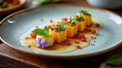 Les saveurs d&rsquo;exception du restaurant marcon, un lieu o&ugrave; tradition et innovation s&rsquo;unissent avec brio