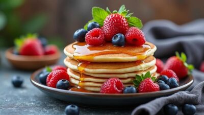 Les pancakes &agrave; la whey isolate qui combinent texture moelleuse et apport nutritionnel optimal