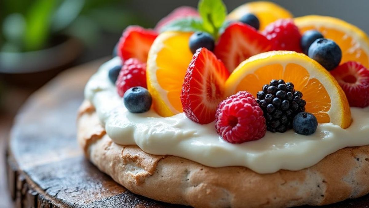 Envie d&rsquo;un dessert fruit&eacute; et a&eacute;rien ? La pavlova se pr&eacute;pare facilement chez vous