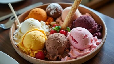 Ces d&eacute;couvertes gustatives &agrave; la gelateria Nico qui transforment la glace en plaisir intense