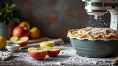 Ces &eacute;tapes simples pour une tarte aux pommes normande fa&ccedil;on grand-m&egrave;re qui fait vibrer les papilles