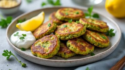 Les bienfaits des beignets de courgettes &agrave; l'air fryer pour une alimentation saine, simple et pleine de saveurs
