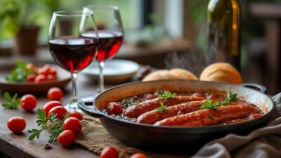 Les ces bonnes pratiques pour cuisiner un diot au vin rouge savoureux et rapide &agrave; faire