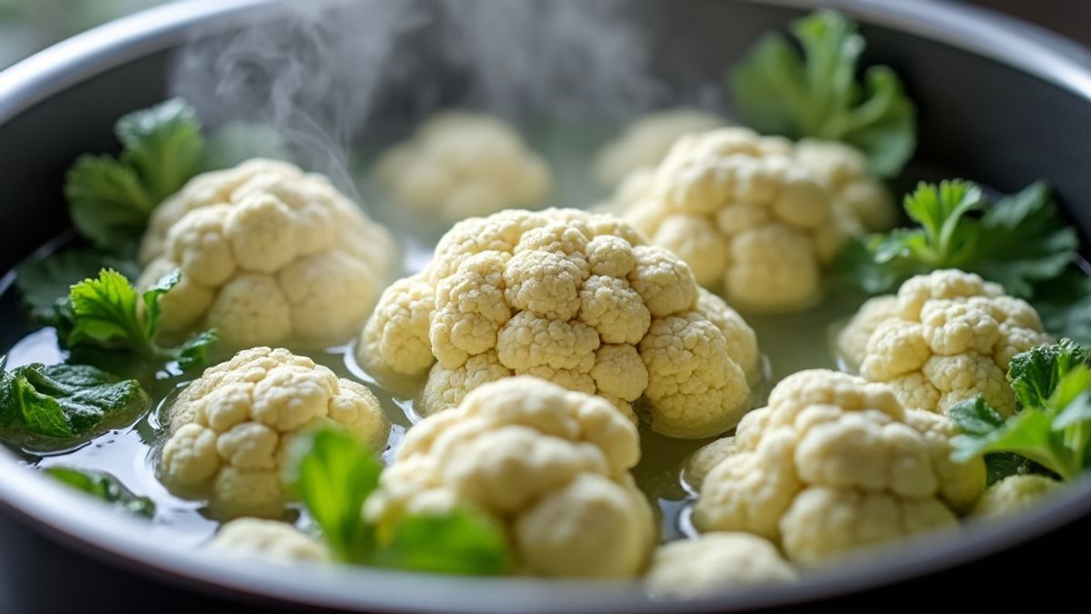 Les petits trucs qui assurent une cuisson &agrave; l'eau des choux-fleurs avec un croquant toujours intact