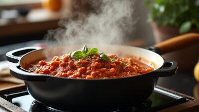 Les r&egrave;gles d&rsquo;or pour prolonger la dur&eacute;e de vie de votre sauce bolognaise maison en cuisine