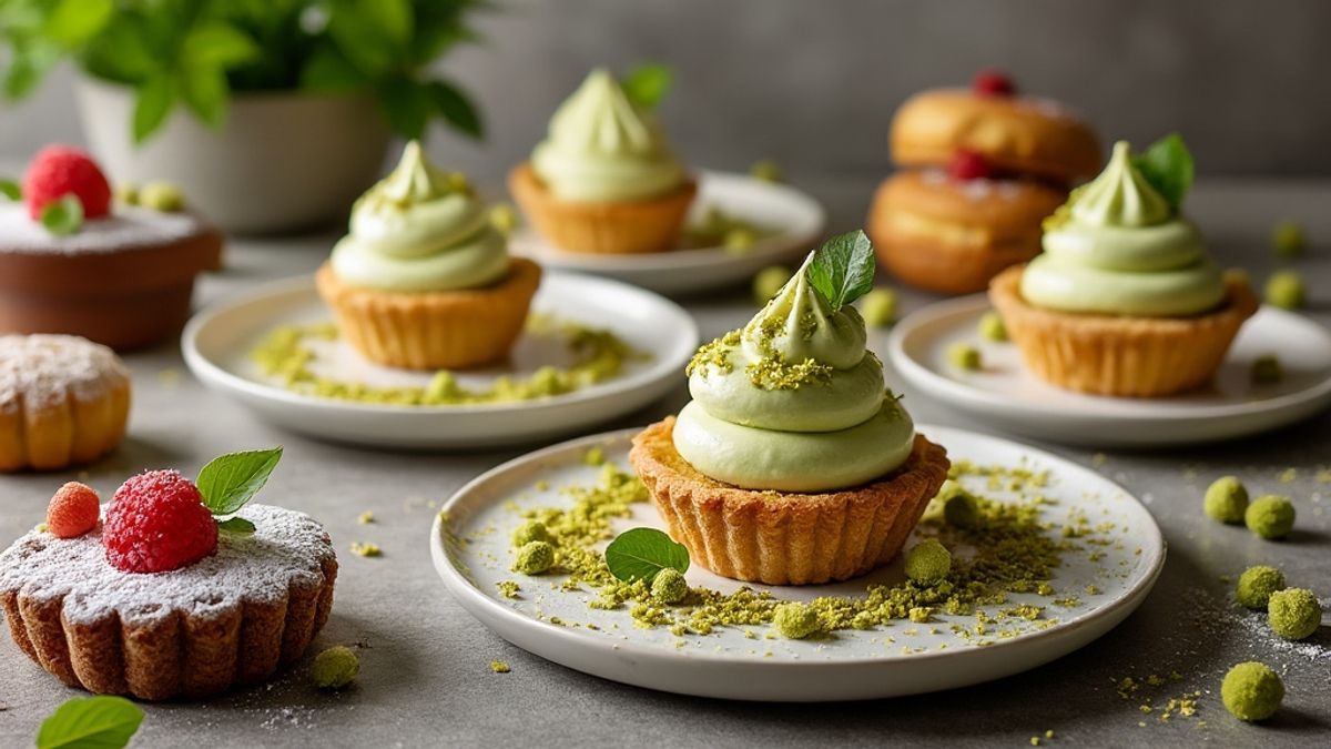 Pourquoi choisir la cr&egrave;me mousseline &agrave; la pistache pour donner vie &agrave; vos desserts pr&eacute;f&eacute;r&eacute;s