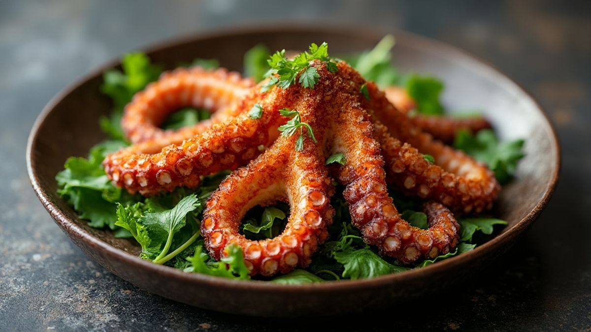 Apprenez &agrave; cuisiner un poulpe frit croustillant et gourmand avec cette recette accessible &agrave; tous