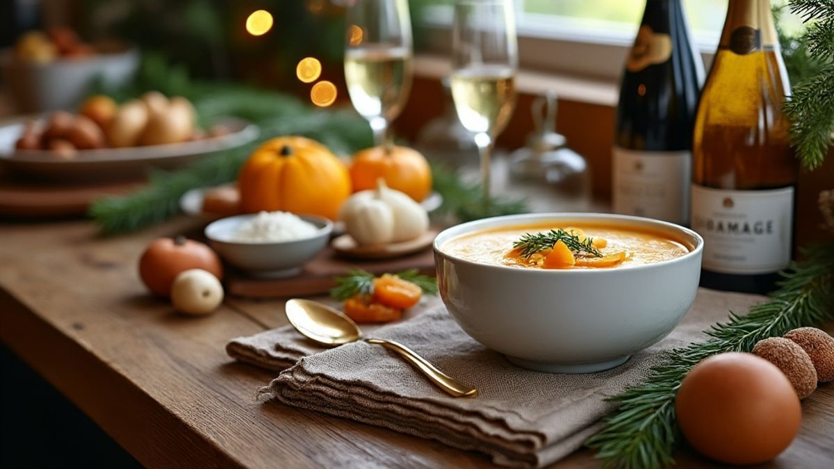 Apprenez &agrave; pr&eacute;parer une soupe de champagne aux fruits rouges surgel&eacute;s facile et pleine de saveurs