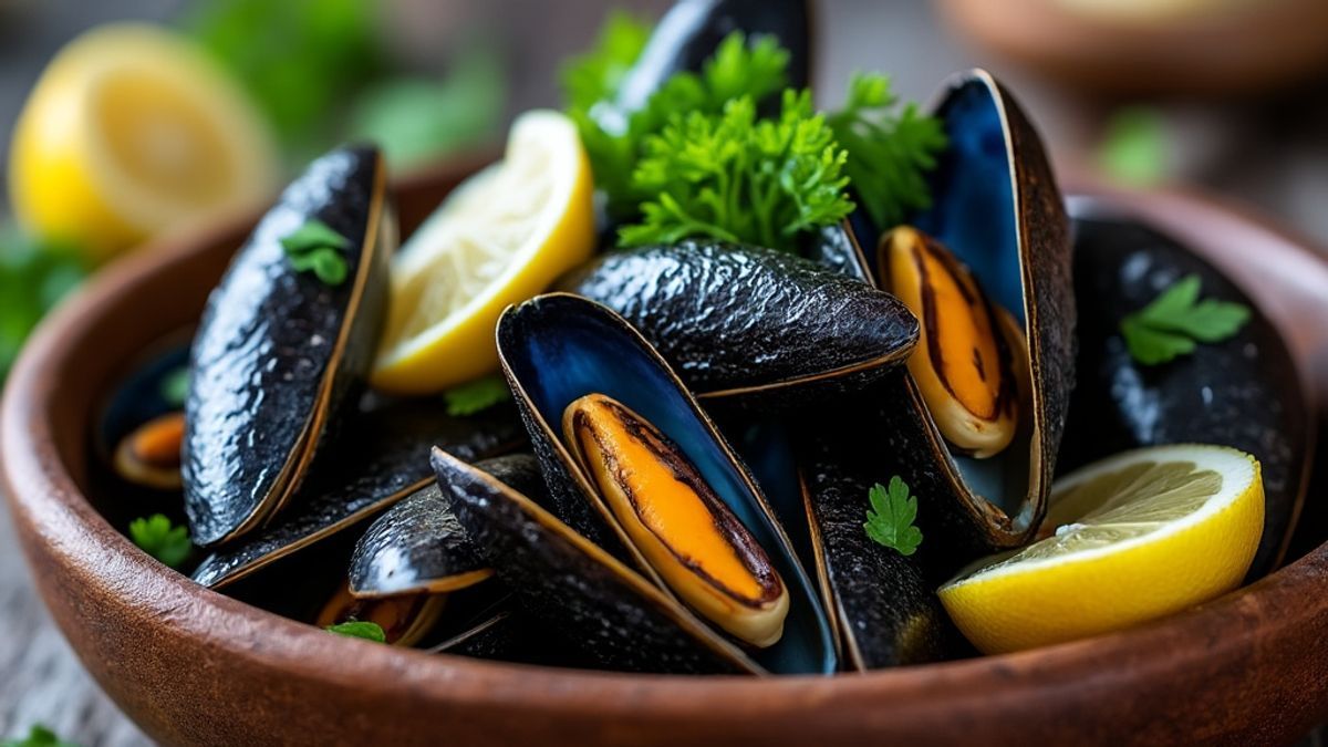 Ces moules marini&egrave;res authentiques, recette traditionnelle simple pour un plat gourmand et chaleureux
