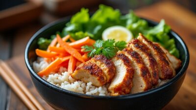 Les astuces incontournables pour un poke bowl au poulet maison qui ravira vos papilles