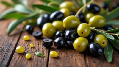 Les olives : quand bienfaits et inconv&eacute;nients se livrent une bataille silencieuse