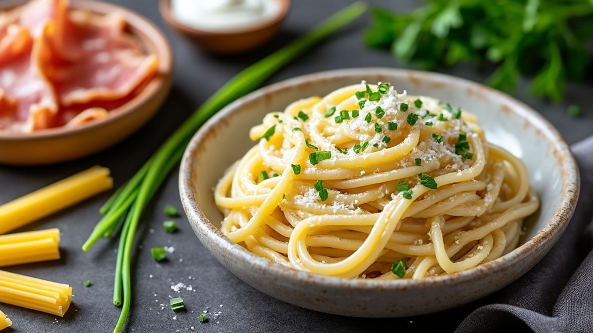 Les p&acirc;tes carbonara &agrave; la cr&egrave;me fra&icirc;che liquide ou &eacute;paisse : conseils pour un plat rapide et savoureux &agrave; partager sans mod&eacute;ration