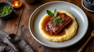 &Agrave; quoi ressemble un repas r&eacute;ussi ? Pur&eacute;e de panais au beurre noisette et canard confit en vedette