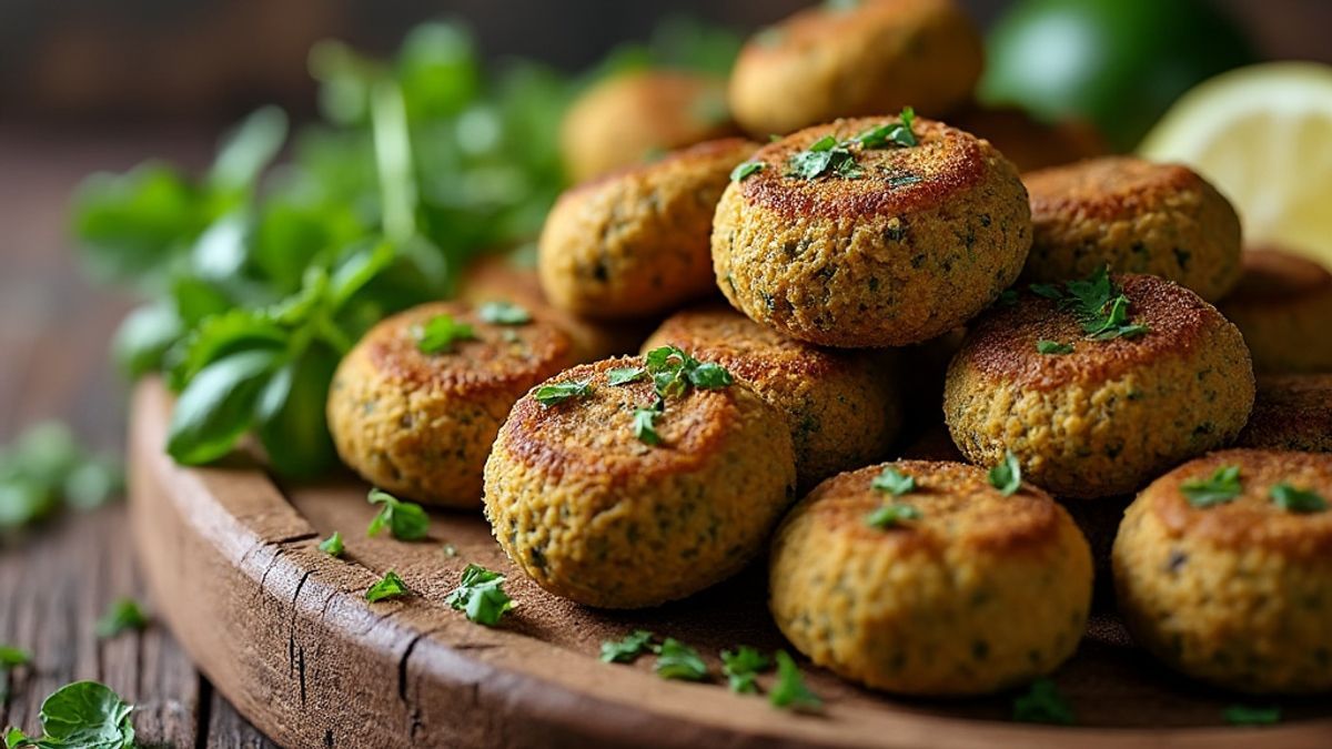Un duo gagnant : falafel maison et sauce yaourt aux herbes pour un repas sain et gourmand